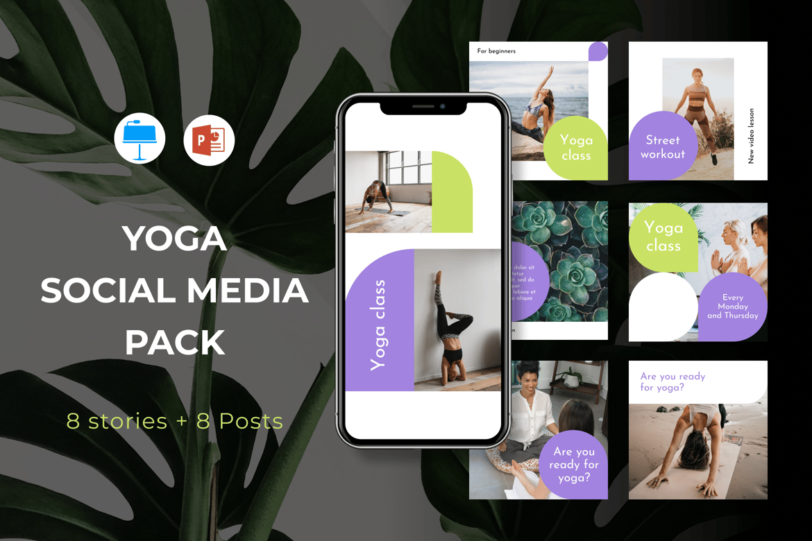 Template PowerPoint dan Keynote untuk Instagram yang Menarik
