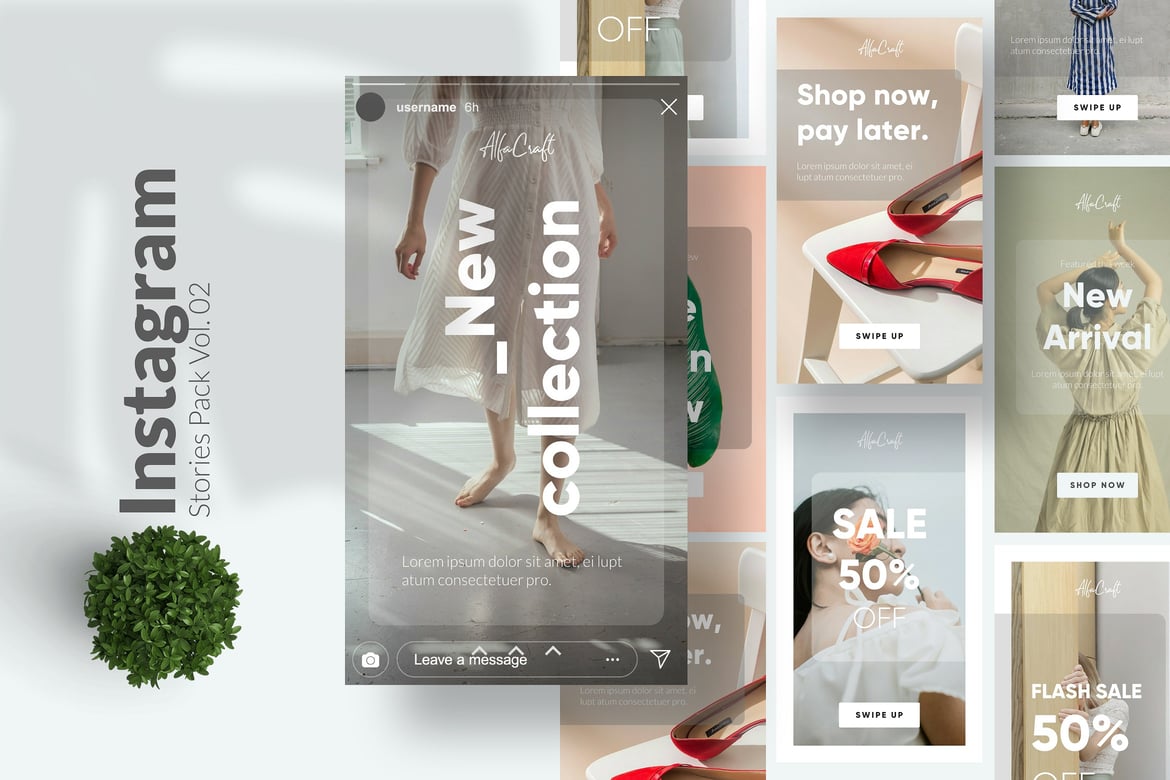 Paket Template Instagram Stories Vol. 02 - PowerPoint yang Menarik