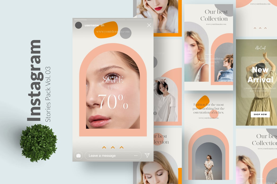 Kumpulan Template Instagram Stories Vol. 03 - PowerPoint yang Menarik