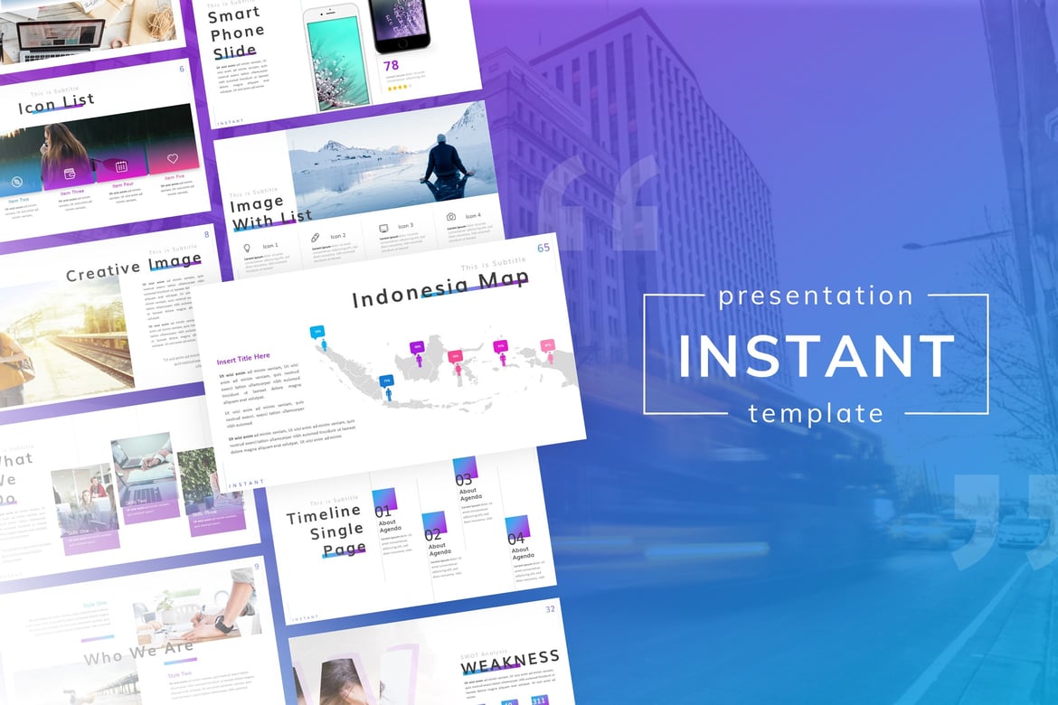 Template Presentasi PowerPoint Kreatif dan Instan