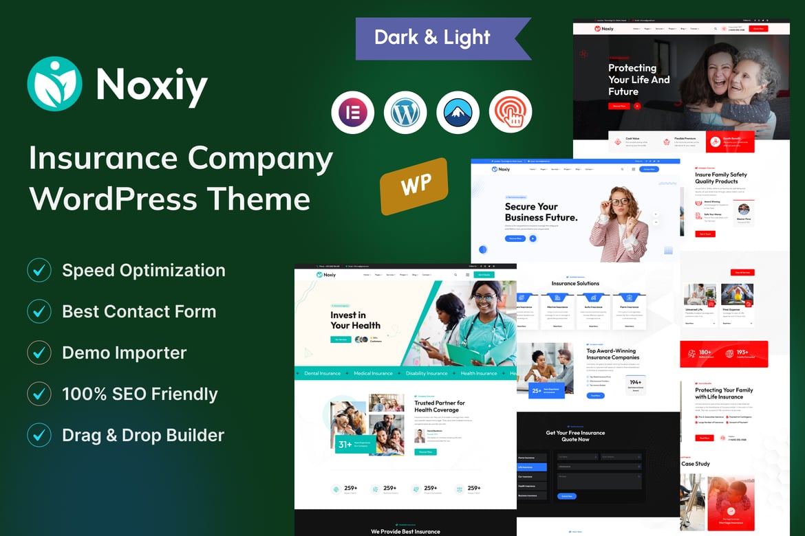 Tema WordPress untuk Agen Asuransi yang Profesional dan Modern