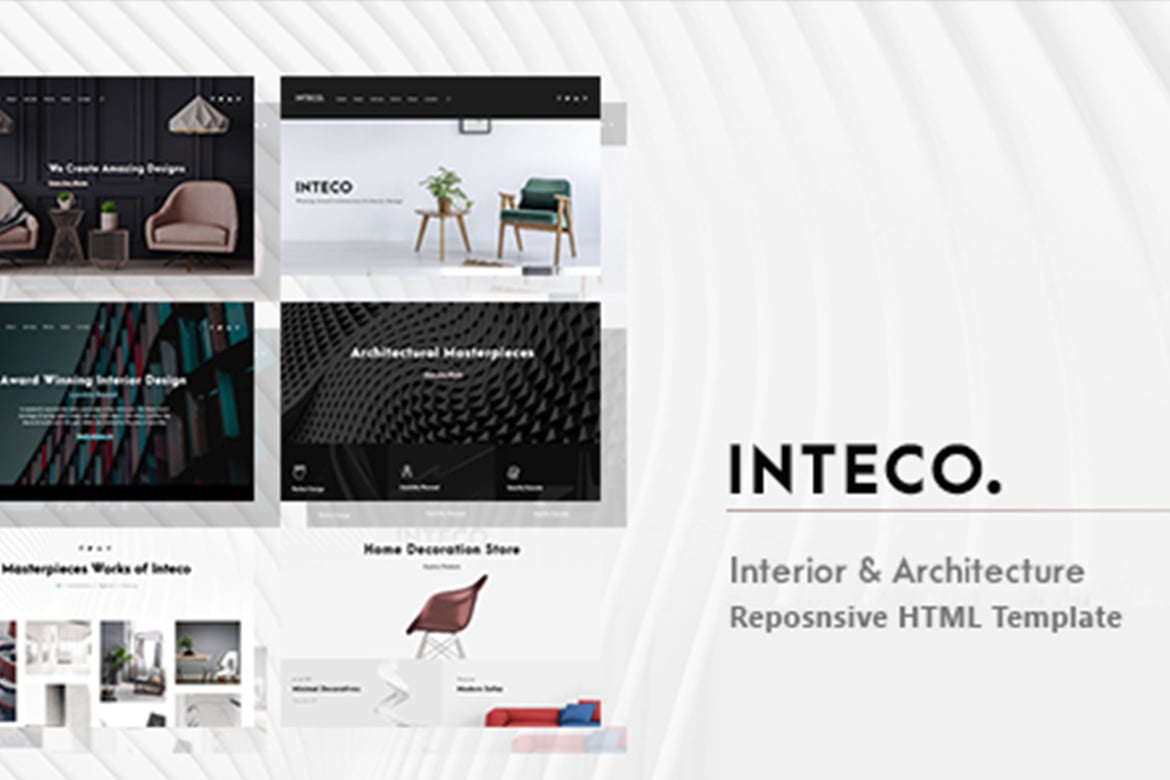 Inteco - Template Website Arsitektur dan Interior Modern
