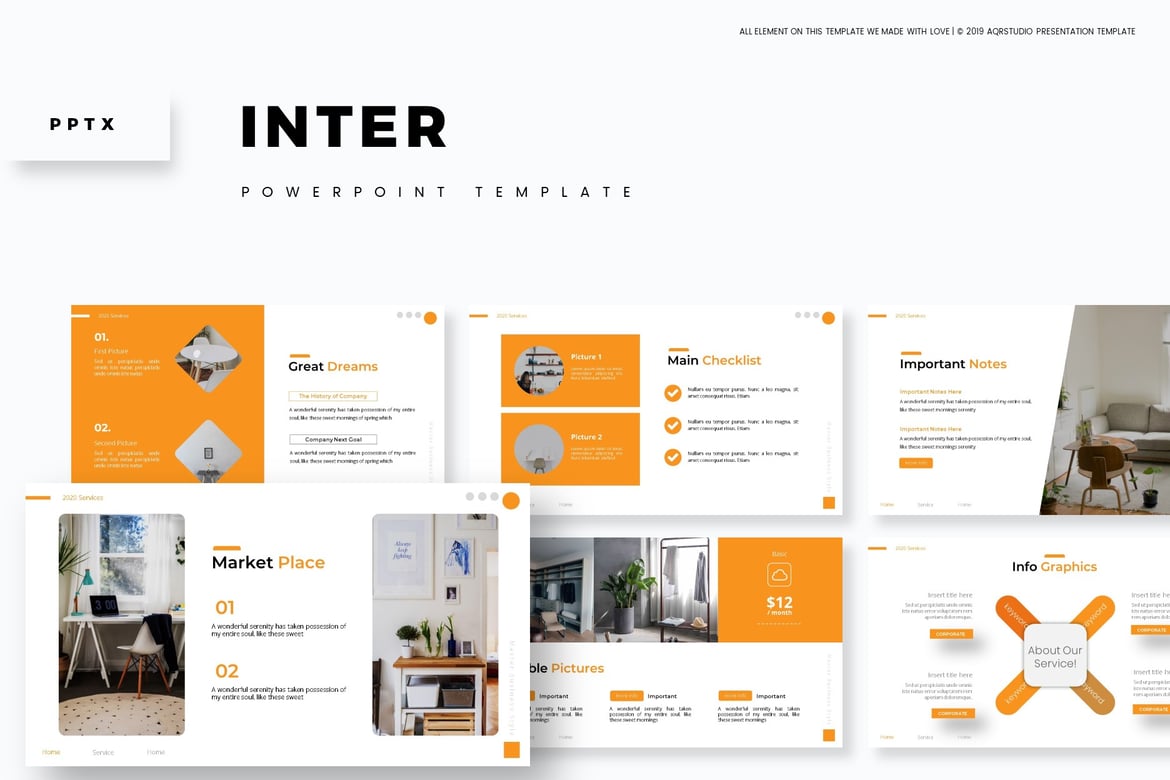 Template PowerPoint Inter - Solusi Presentasi Serbaguna