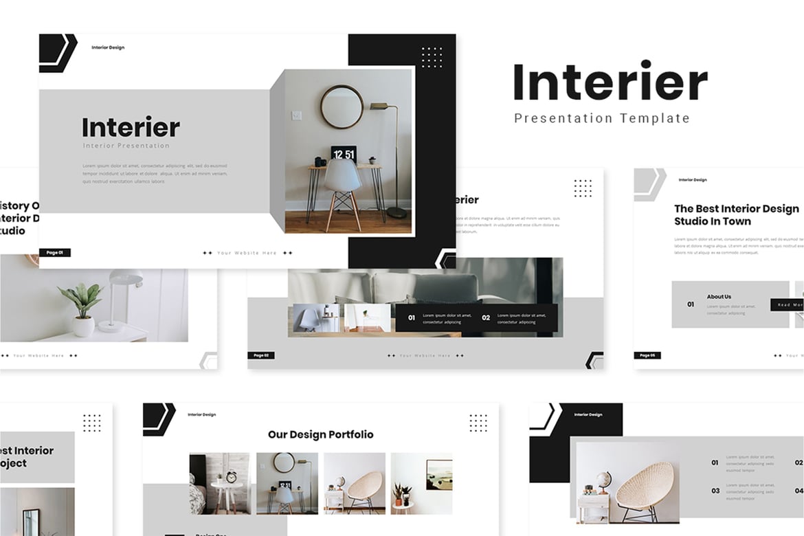 Template Presentasi Interior yang Menarik dan Profesional