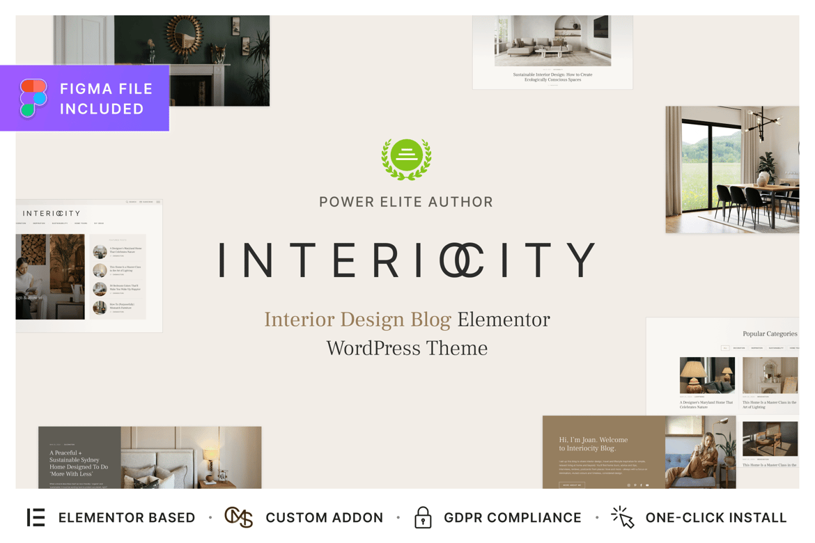 Interiocity - Tema WordPress Desain Interior yang Menarik dan Fungsional