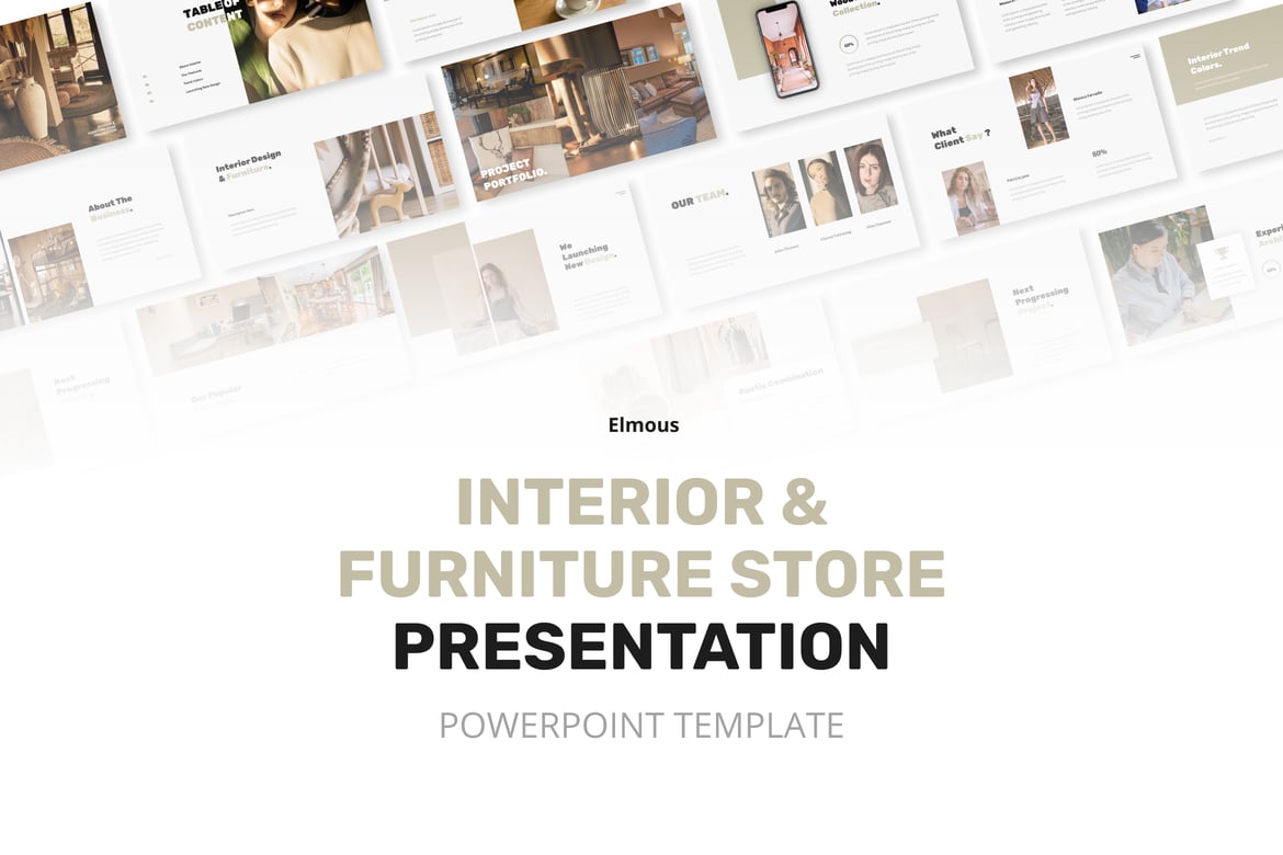 Presentasi Powerpoint Interior & Furnitur yang Menarik dan Modern