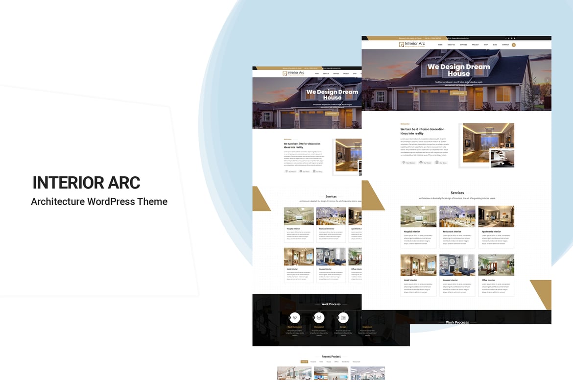 Tema WordPress Interior Arc - Solusi Sempurna untuk Desain Interior