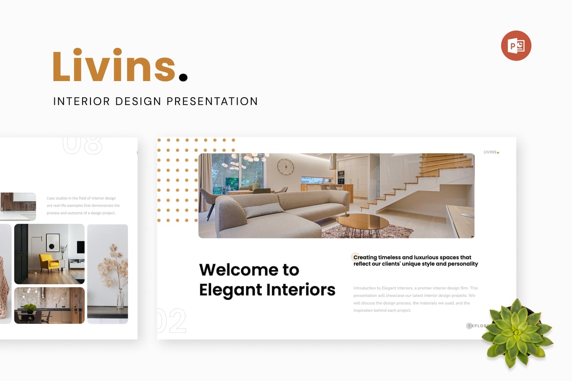 Template Presentasi Desain Interior yang Menarik dan Profesional