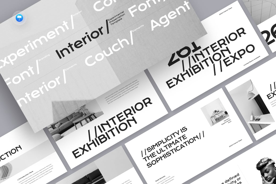 Template Presentasi Interior yang Menarik dan Profesional