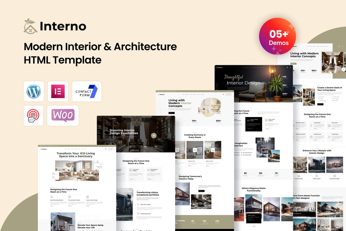 Inovasi Interior - Tema WordPress Arsitektur dan Desain Interior
