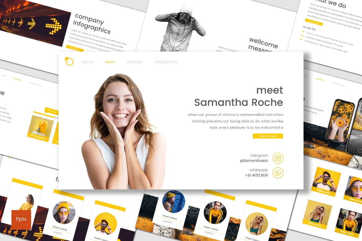 Template Presentasi Intersection - Solusi Kreatif untuk PowerPoint Anda