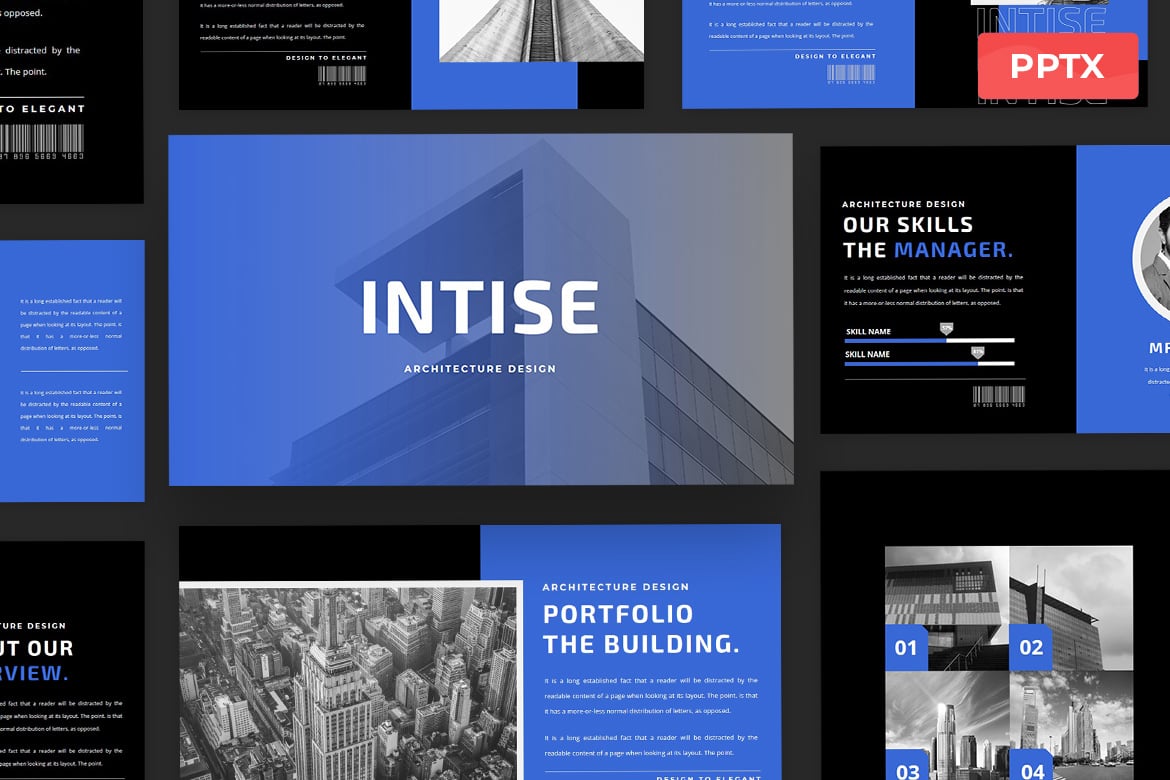 Intise - Template Presentasi PowerPoint yang Modern dan Elegan