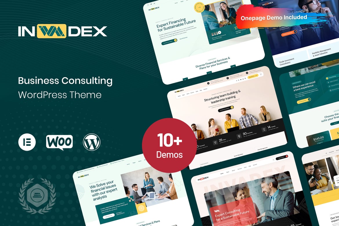 Invadex - Tema WordPress Konsultasi Bisnis yang Menawan