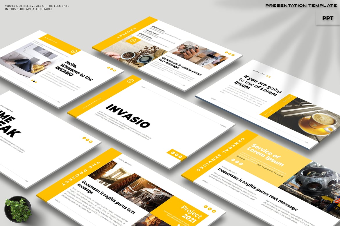 Invasio - Template Powerpoint Kreatif untuk Presentasi Menarik