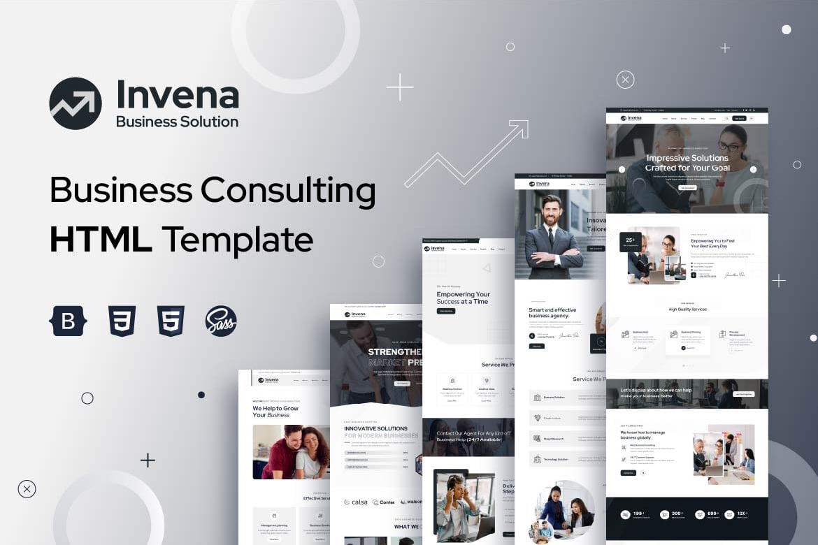 Invena - Template Website HTML Profesional untuk Bisnis