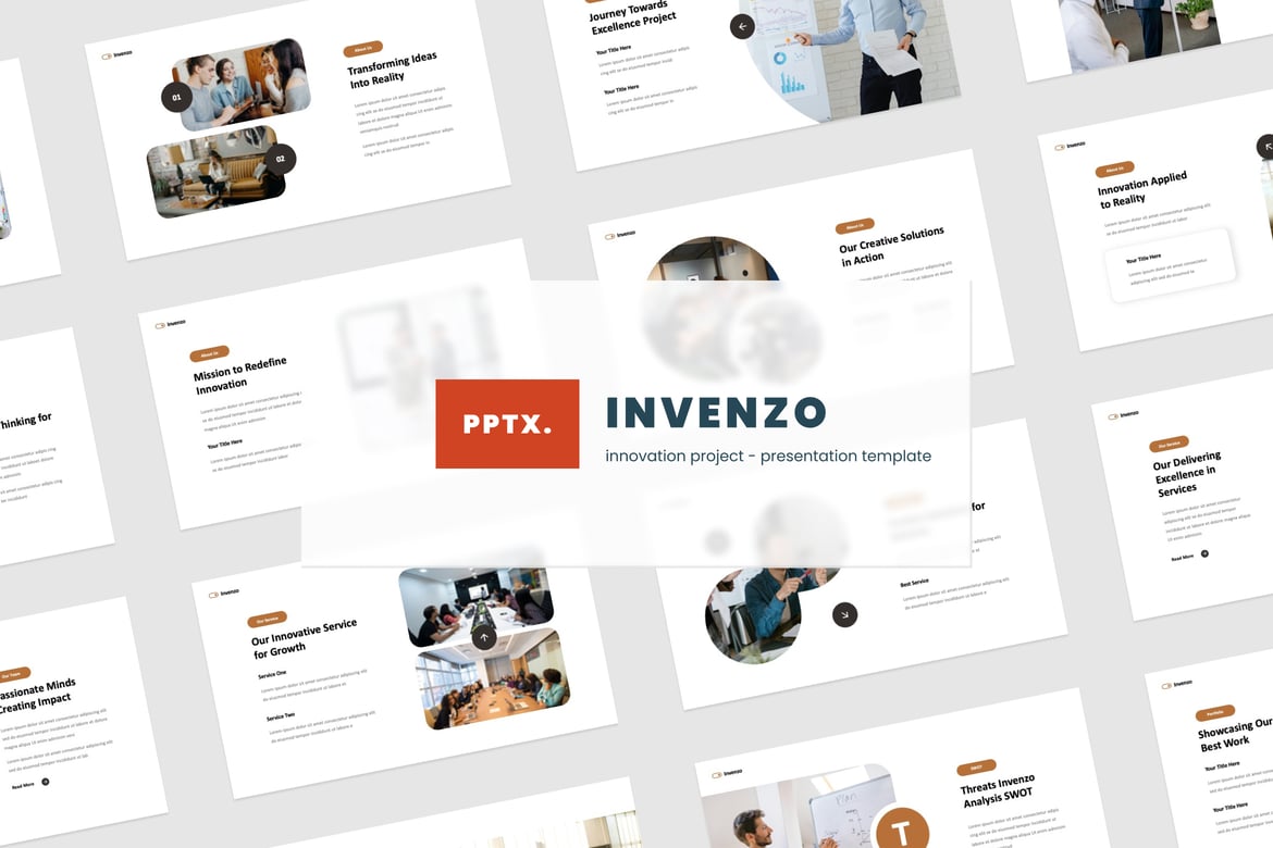 Invenzo - Template Powerpoint Inovasi Terdepan