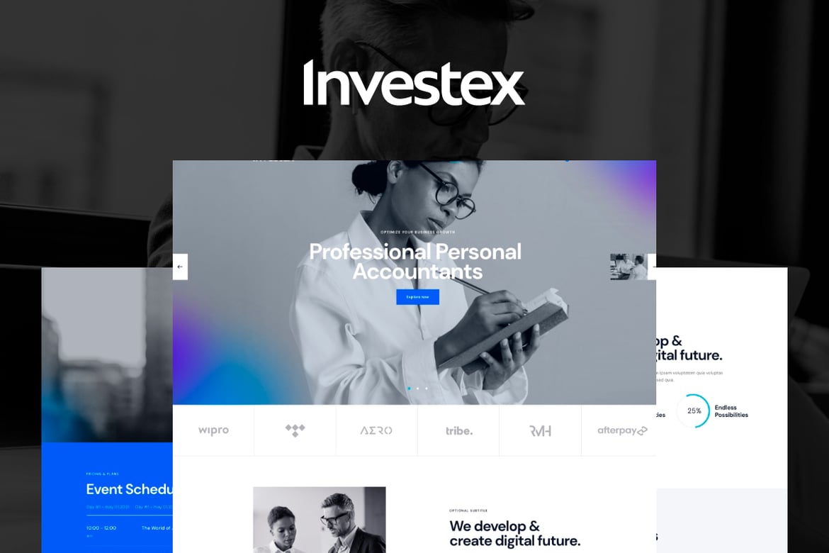 Tema WordPress Investex: Solusi Ideal untuk Konsultasi Bisnis dan Investasi