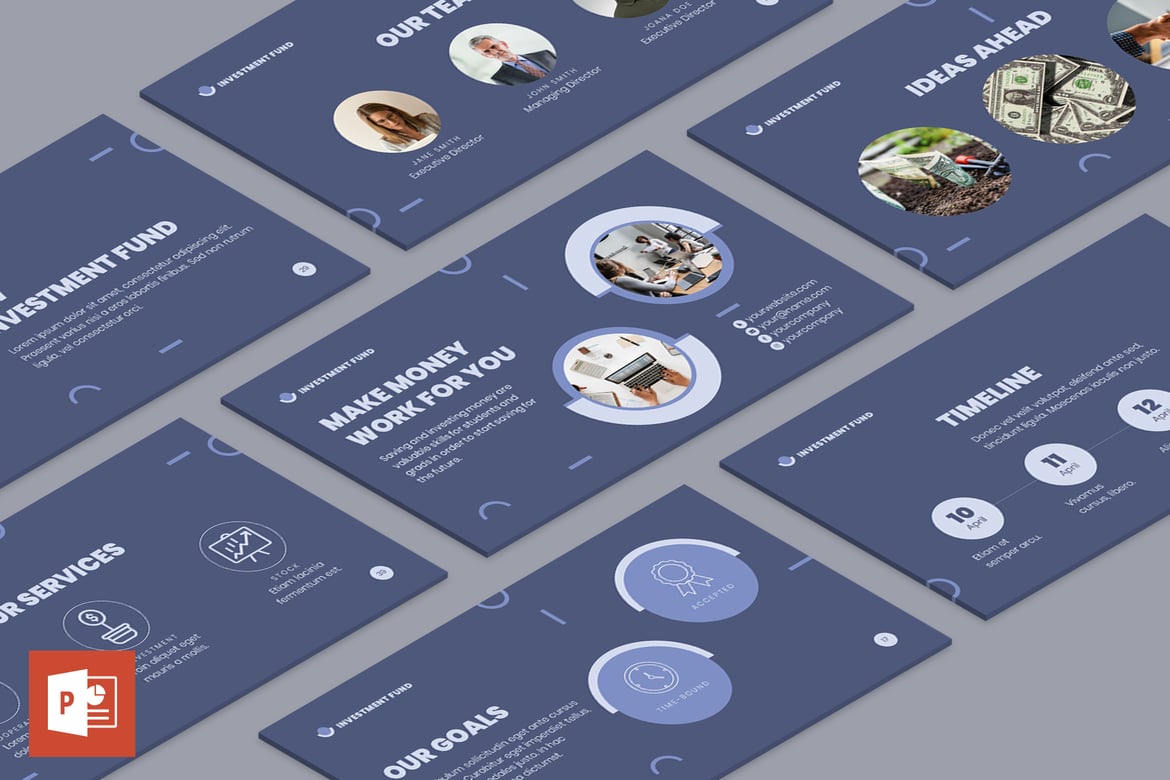 Template Presentasi PowerPoint untuk Investasi yang Menarik