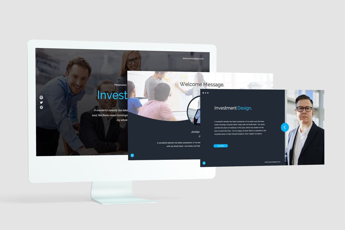 Template Powerpoint Investasi yang Menarik dan Profesional