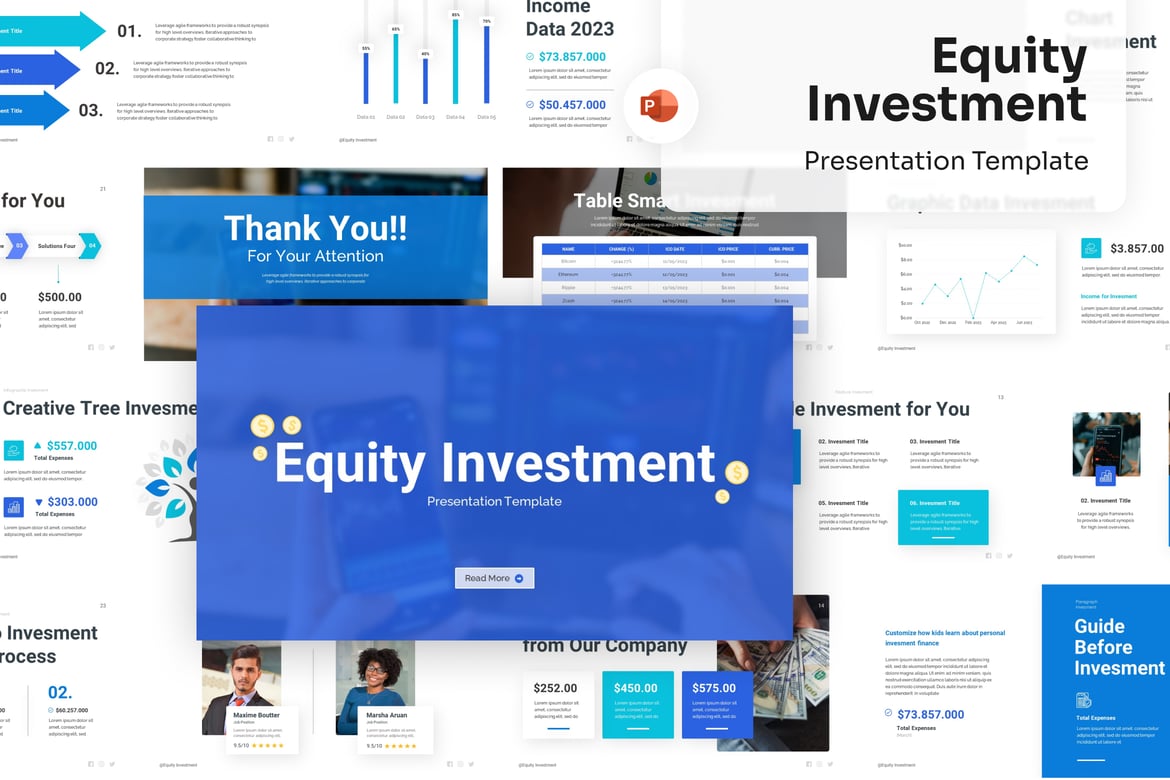 Template Presentasi Investasi PowerPoint yang Menarik