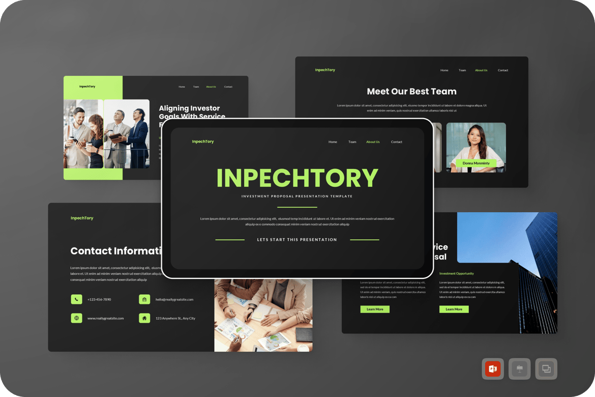 Template Presentasi Investasi PowerPoint yang Menarik dan Profesional