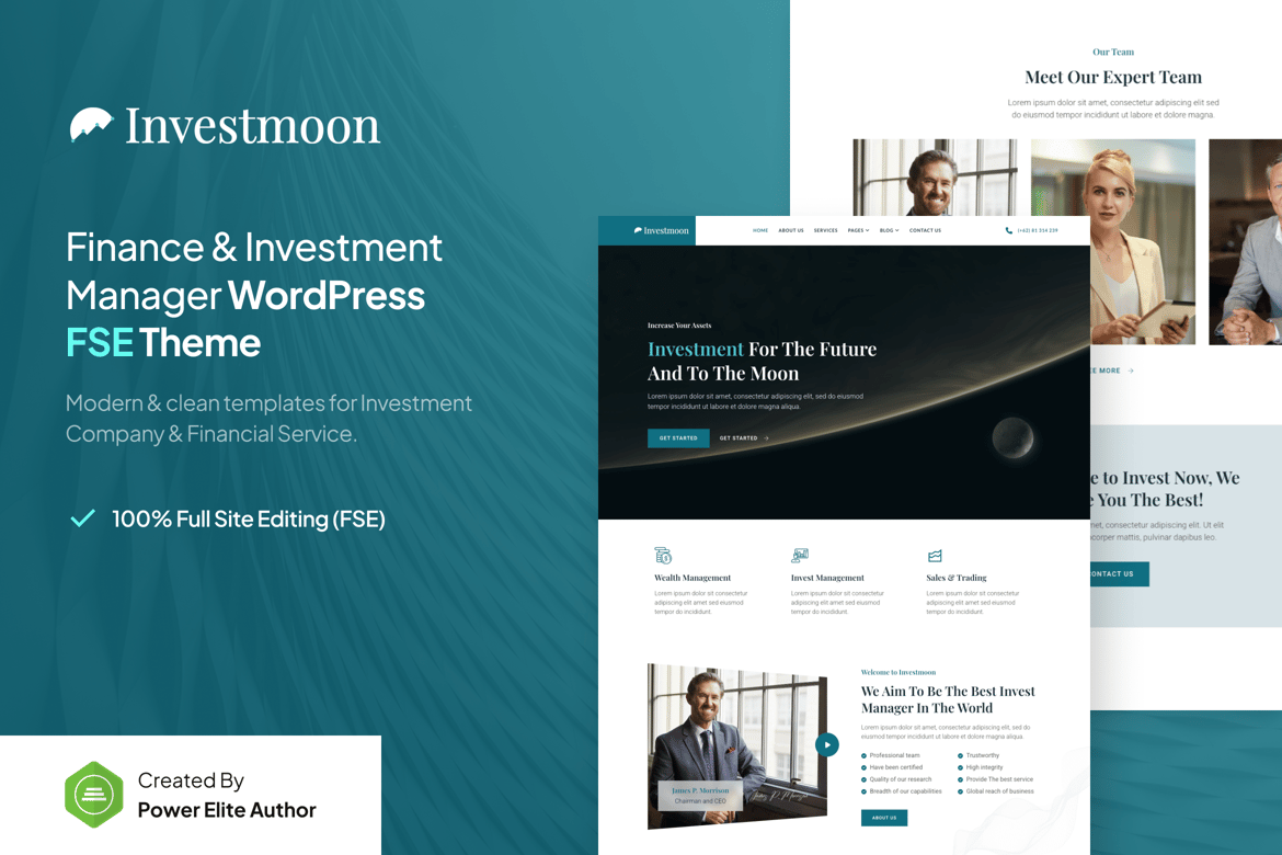 Investmoon – Tema WordPress Manajemen Keuangan dan Investasi Terbaik