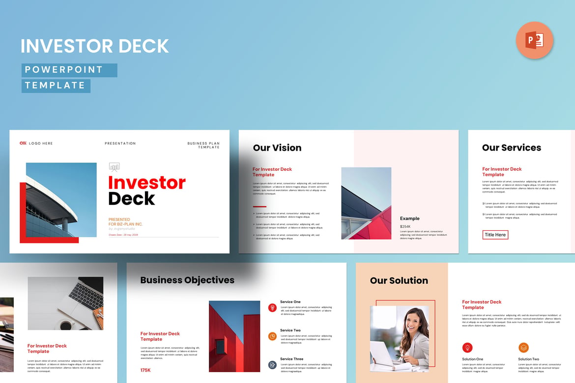Template PowerPoint Presentasi Investor yang Profesional