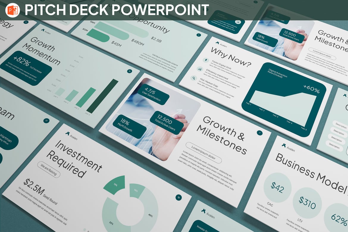 Template PowerPoint Deck Investasi yang Menarik dan Efektif