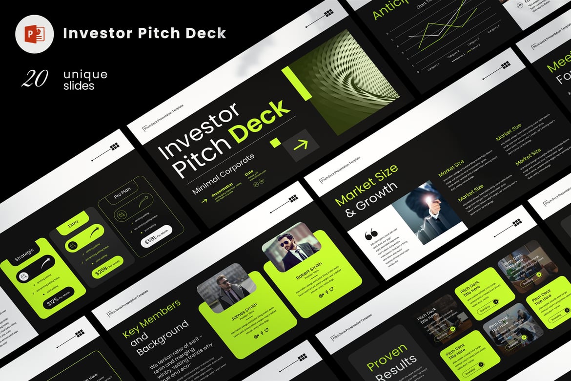 Template PowerPoint Deck Investor yang Menarik dan Profesional