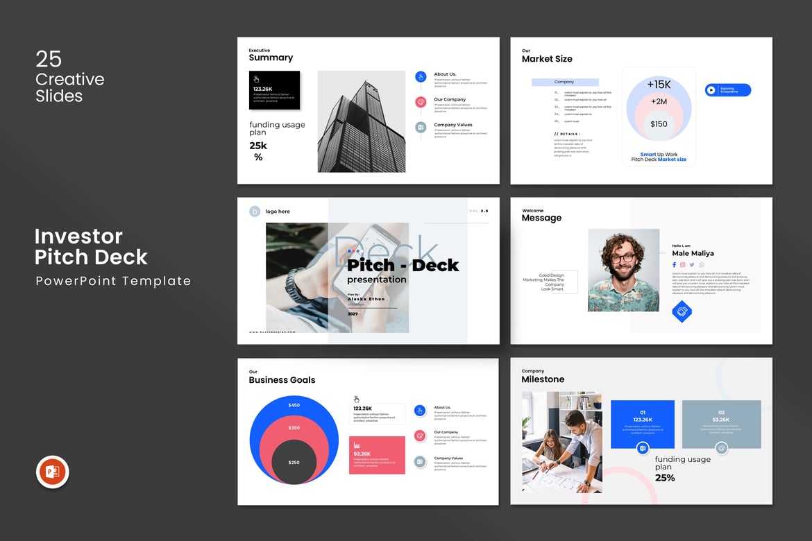 Template Presentasi PowerPoint untuk Pitch Investor yang Menarik
