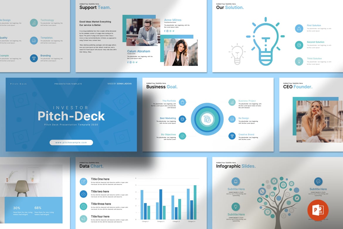 Template PowerPoint Pitch Deck Investor yang Profesional dan Menarik