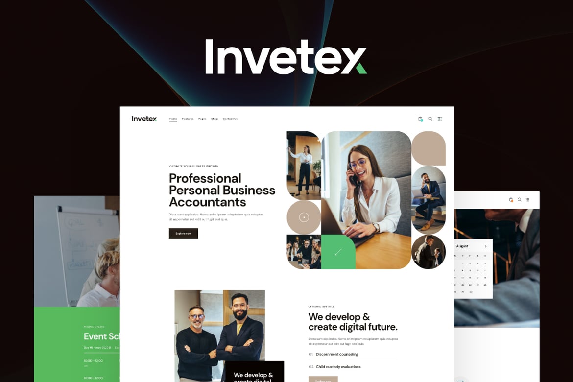 Tema WordPress Invetex: Solusi Modern untuk Bisnis Anda