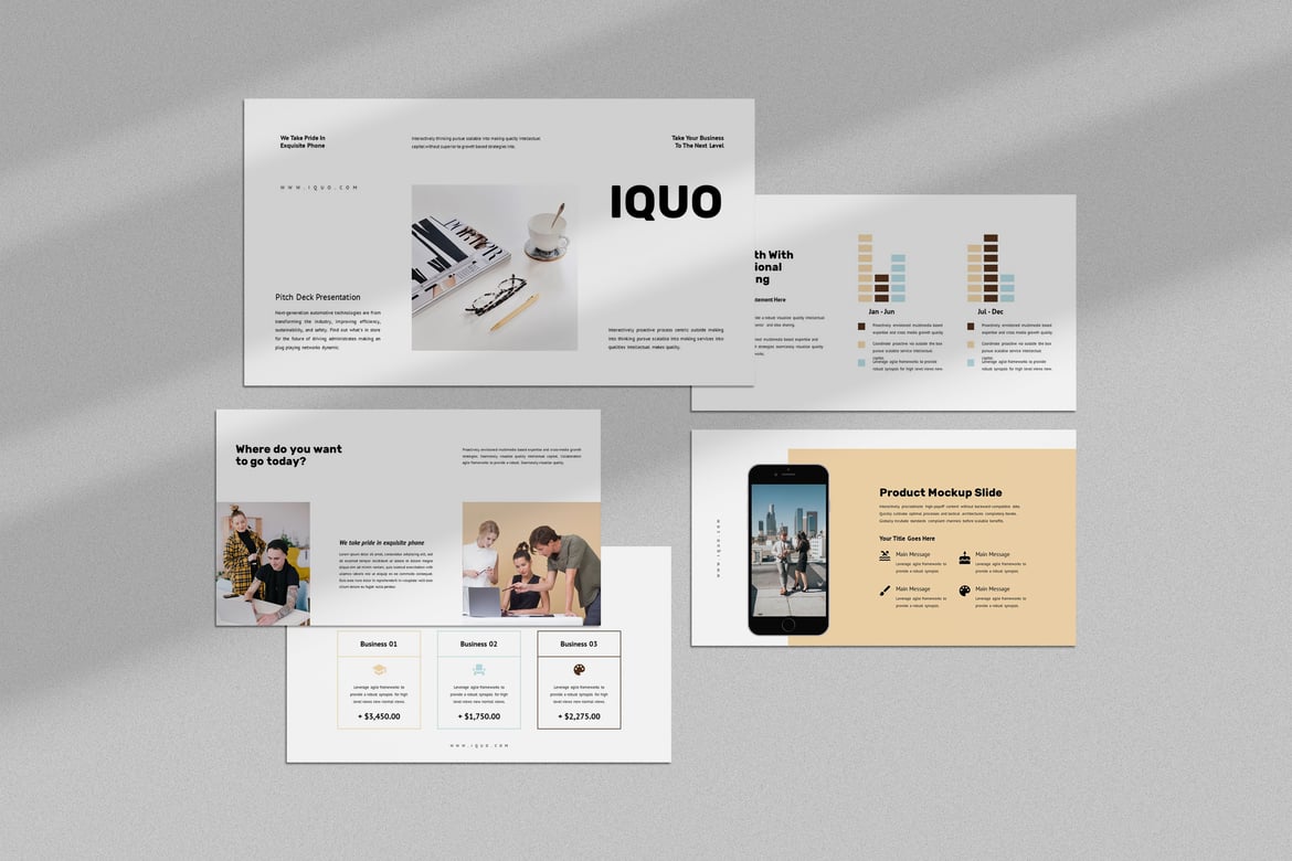 Iquo: Template PowerPoint Multi Fungsi untuk Bisnis