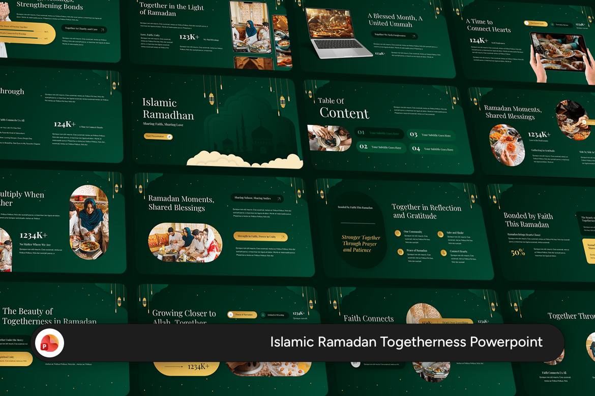Template PowerPoint Ramadan Bersama yang Menarik dan Profesional