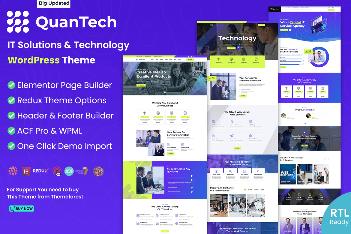 Tema WordPress Quantech untuk Solusi IT dan Teknologi yang Profesional