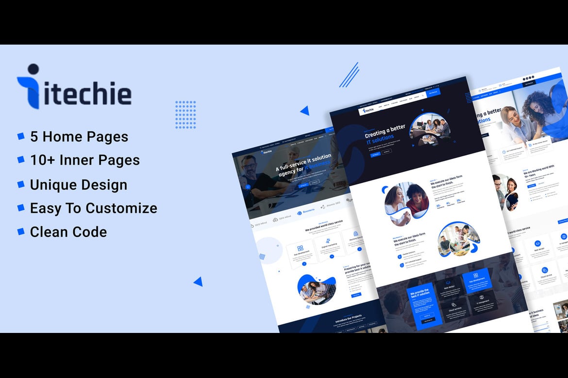 Template Website Solusi IT dengan React dan Next.js