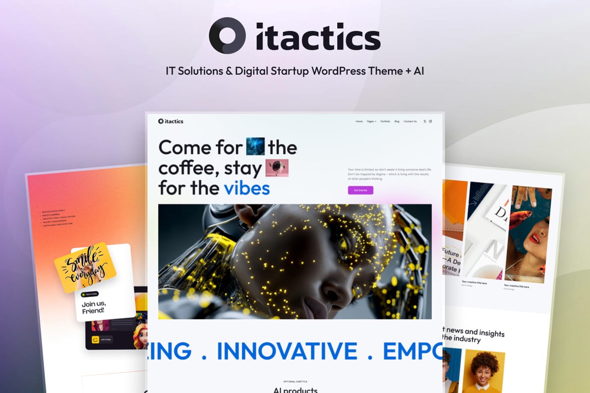 Tema WordPress iTactics: Solusi Kreatif untuk Agensi Digital Anda
