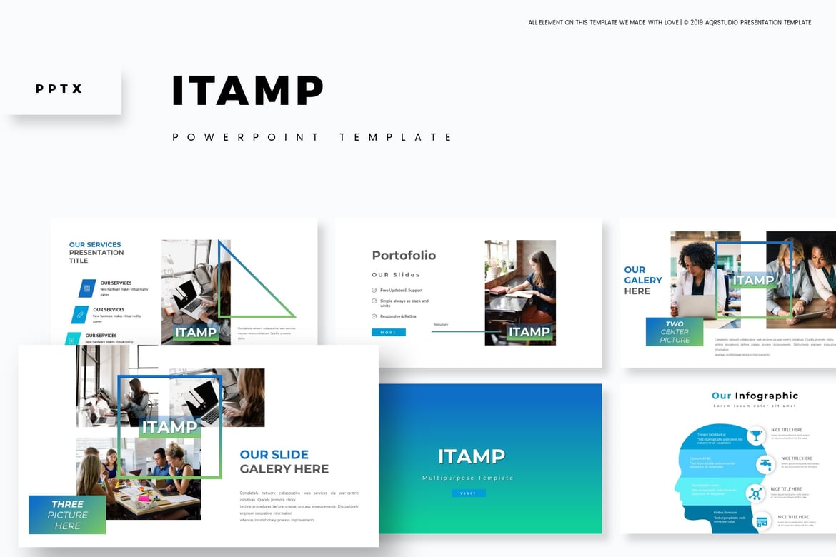 Template Powerpoint Itamp - Solusi Presentasi Profesional