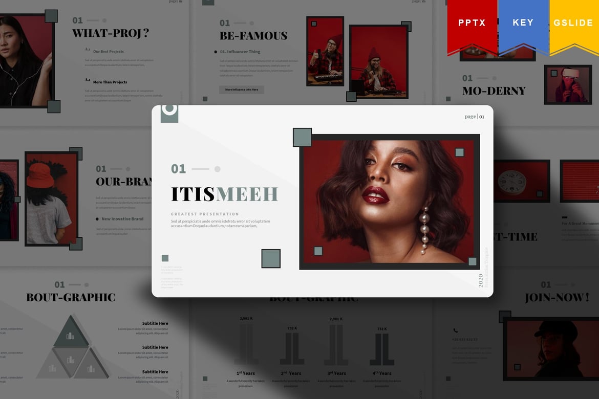 Template Presentasi Itismeeh | Powerpoint, Keynote, Google Slides yang Menarik