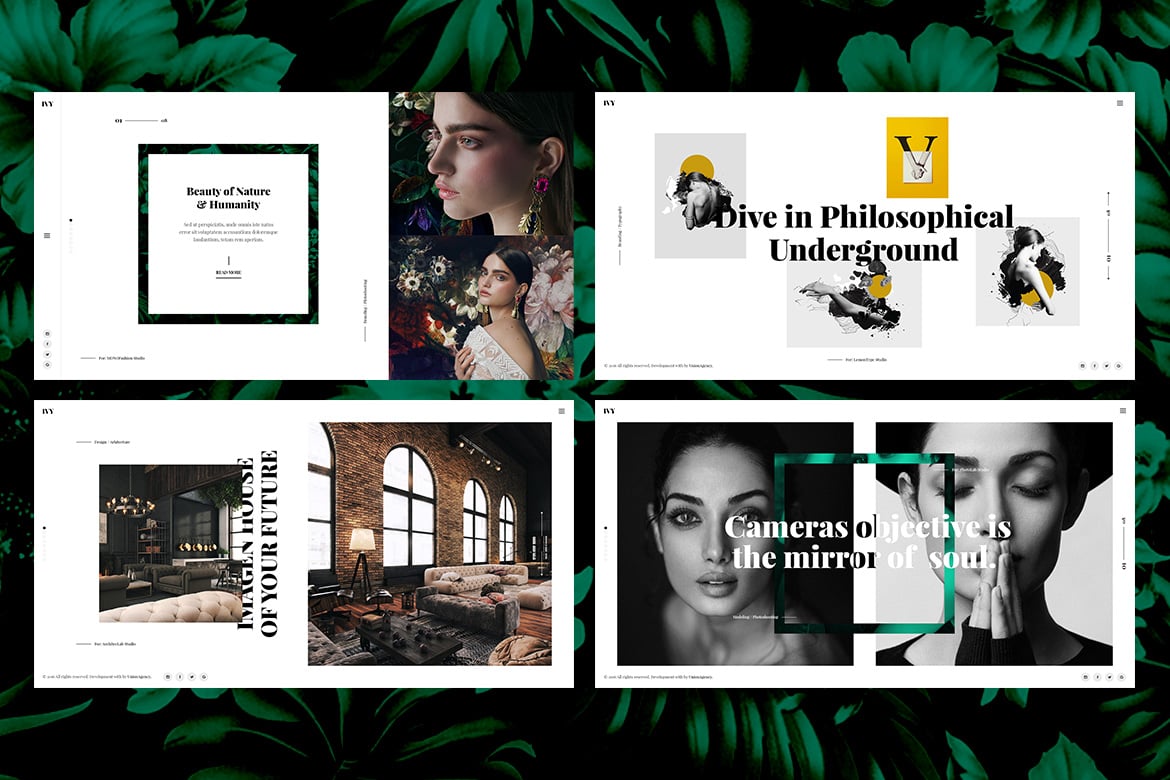 Template Website Ivy - Solusi Kreatif untuk Fotografi dan Portofolio Anda