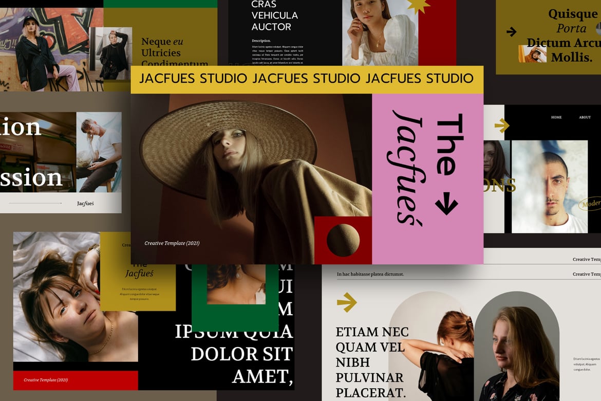 Template PowerPoint Jacfueś yang Menarik dan Profesional