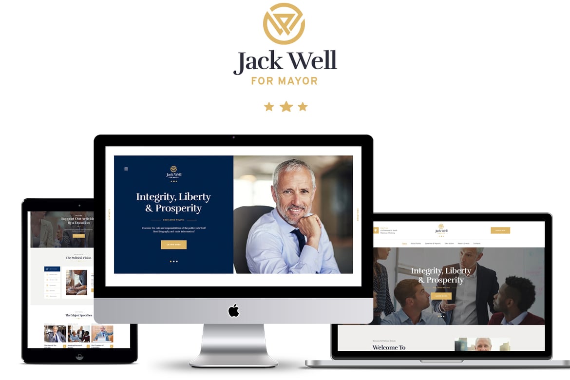 Tema WordPress Jack Well: Solusi Ideal untuk Kampanye Politik Anda