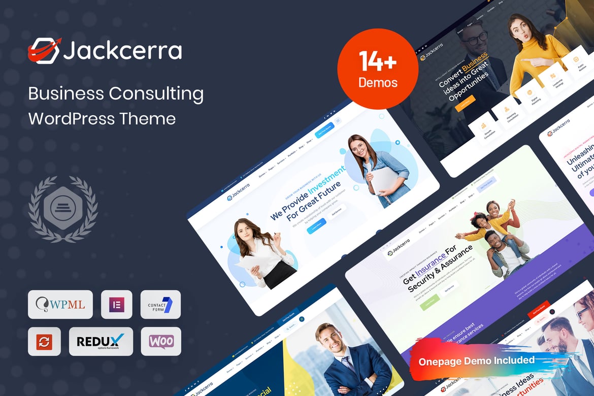 Jackcerra - Tema WordPress Konsultasi Bisnis yang Menarik dan Fleksibel