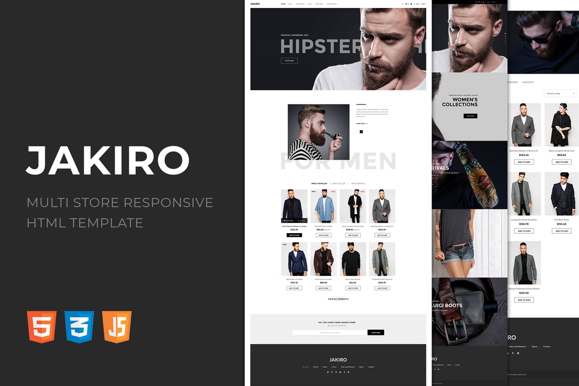 Jakiro | Template Web Responsif untuk Toko Online yang Modern