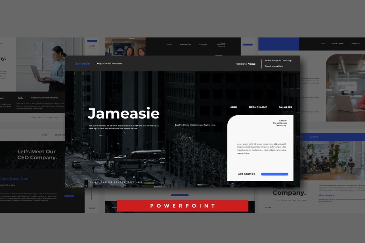 Template PowerPoint Jameasie: Solusi Presentasi Kreatif Anda