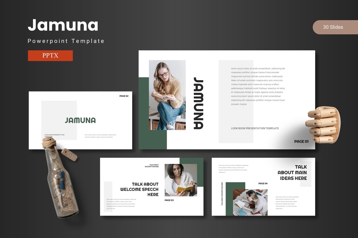 Jamuna - Template Powerpoint Menarik dan Profesional