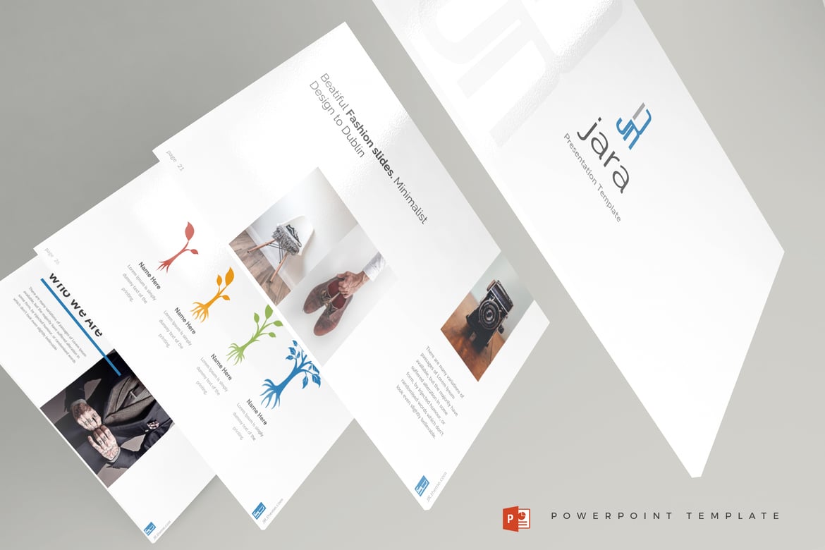 Jara - Template Powerpoint Kreatif dan Minimalis