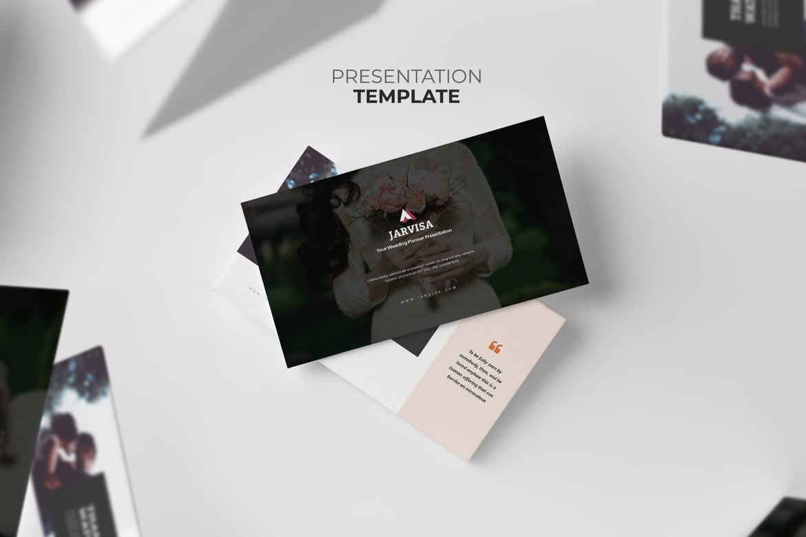 Jarvisa: Template PowerPoint Perencana Upacara Pernikahan yang Menarik