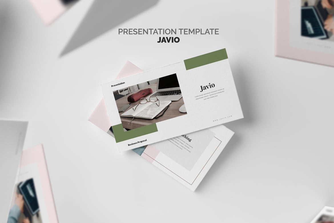 Javio: Template Powerpoint Proposal Bisnis yang Menarik