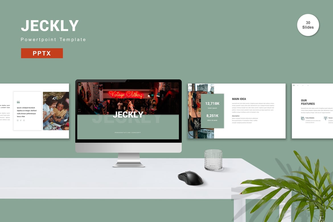 Jeckly - Template Powerpoint Menarik untuk Semua Kebutuhan